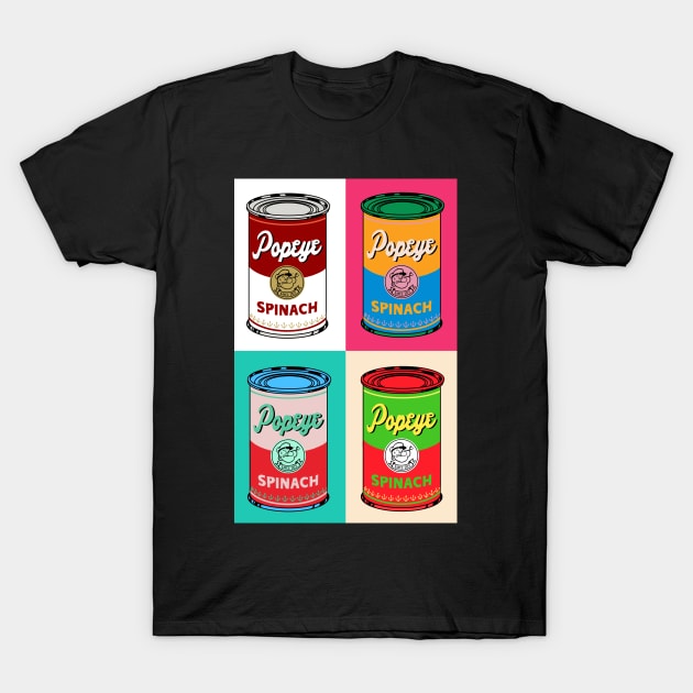 Popeye pop art T-Shirt by coffeeman